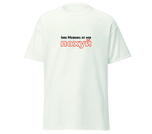 Herren T-Shirt "Ihre Meinung ist mir похуй"